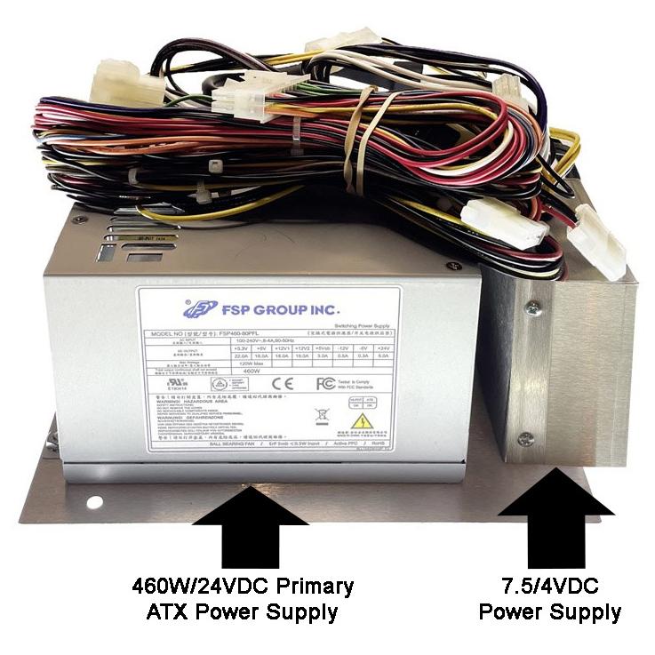 16-0010-00_16-0011-00 460W/24VDC Primary ATX Power Supply & 7.5